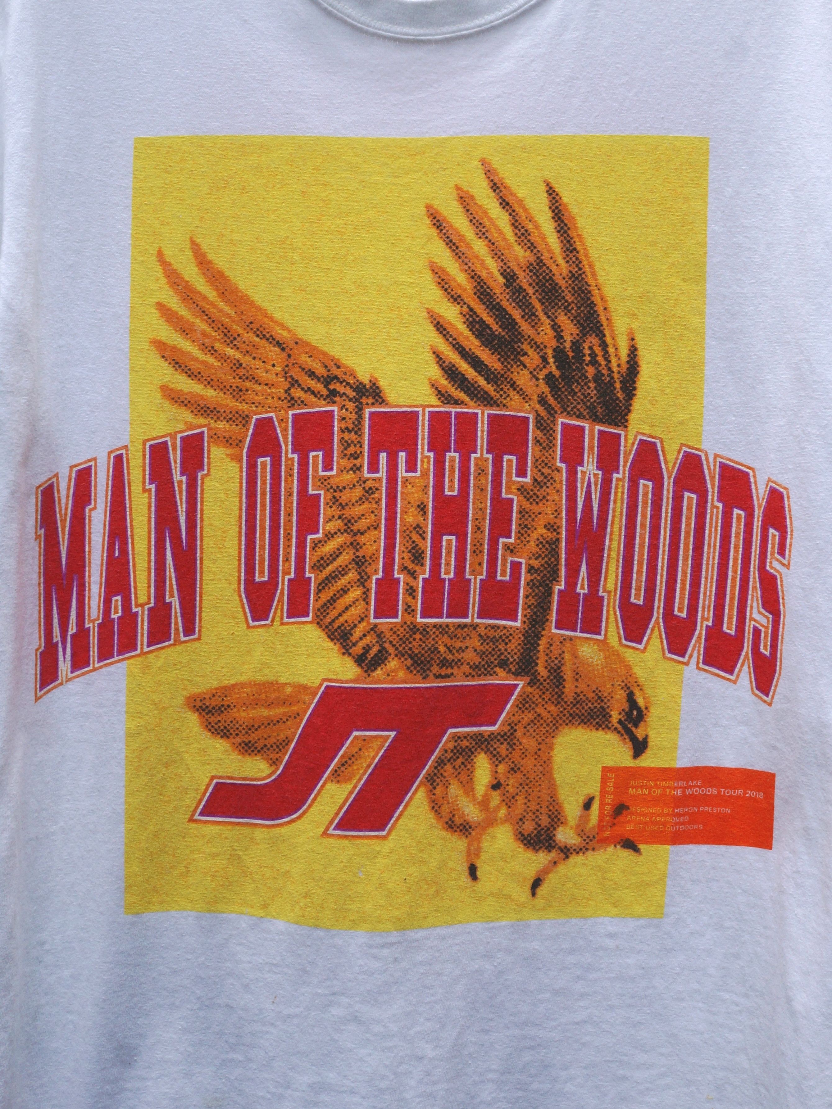 Band Tees × Heron Preston Heron Preston X Justin Timberlake MOTW Tour 2018 T Shirt Size US M / EU 48-50 / 2 - 2 Thumbnail