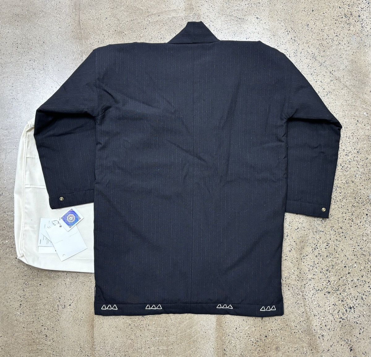 Visvim Visvim 16aw Dotera Coat Wool Stripe Size US S / EU 44-46 / 1 - 2 Thumbnail