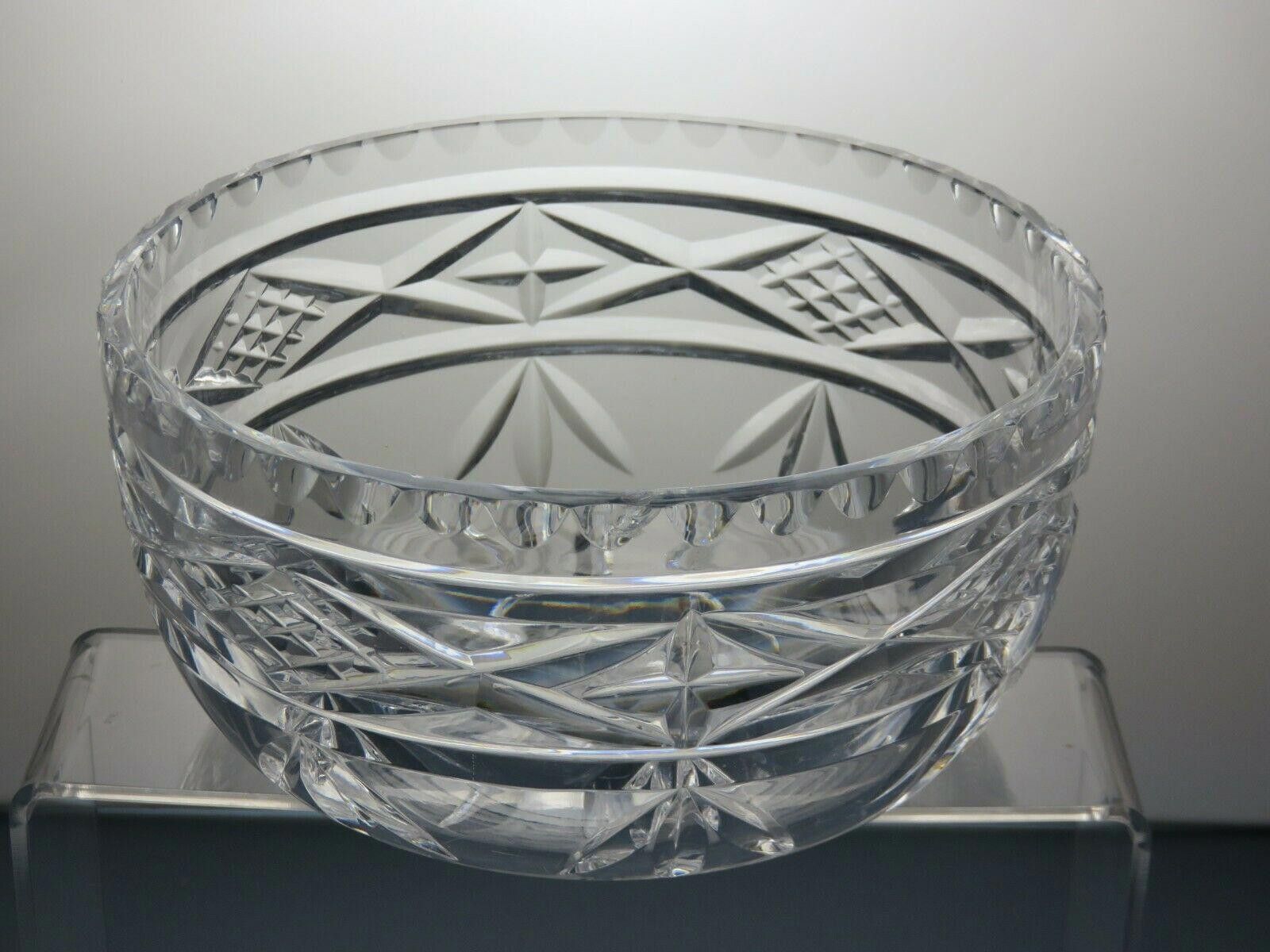 The Unbranded Brand Cut Glass Crystal Salad Fruit Serving Bowl 3 3/4" Size ONE SIZE - 4 Thumbnail