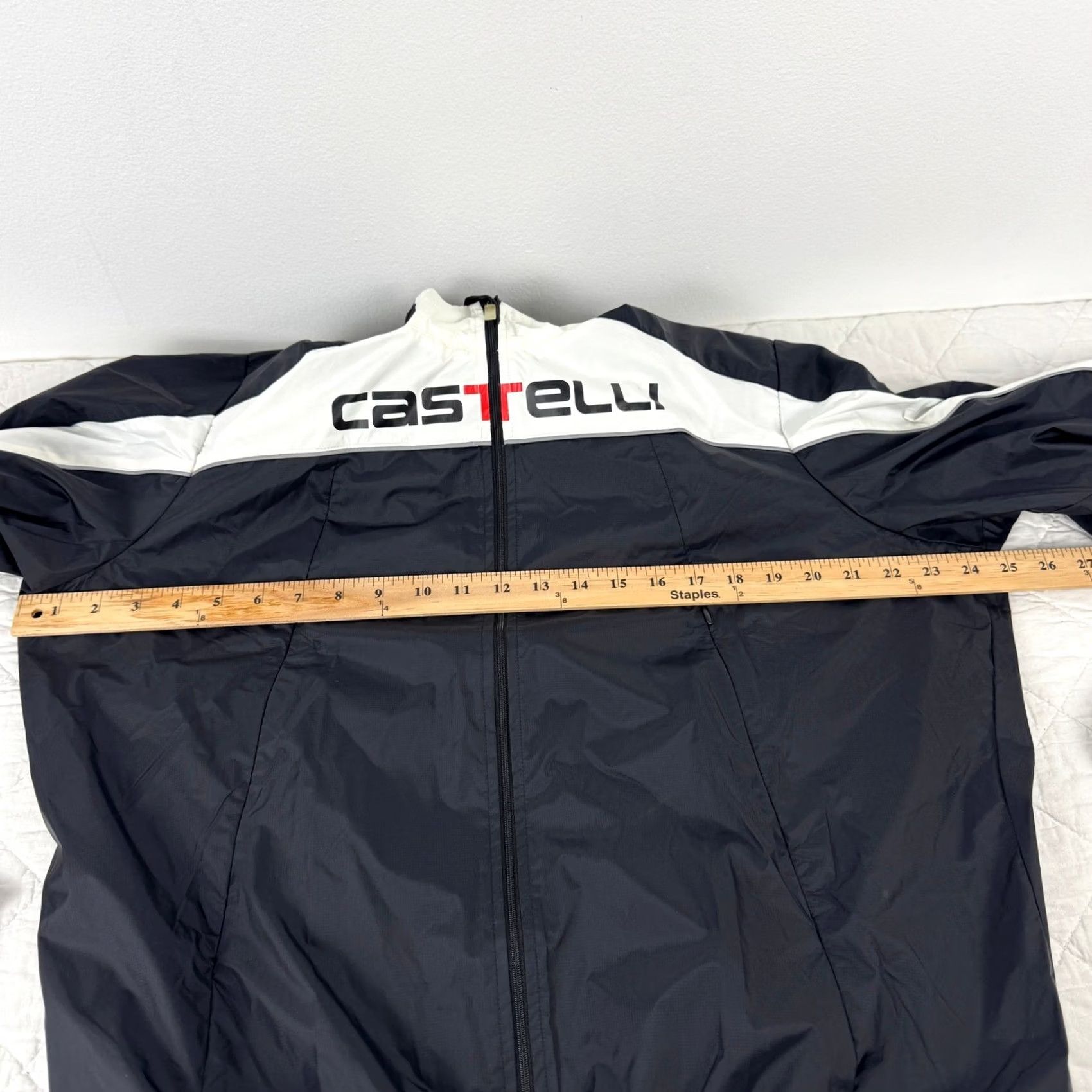 Vintage Castelli Cycling Jacket Mens XXL Black White Windstopper Fusione Rosso Corsa Size US XXL / EU 58 / 5 - 4 Thumbnail