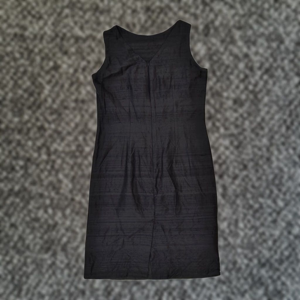 Vintage VINTAGE Womens Basic Dress Medium Black UK 12 Size M / US 6-8 / IT 42-44 - 1 Thumbnail