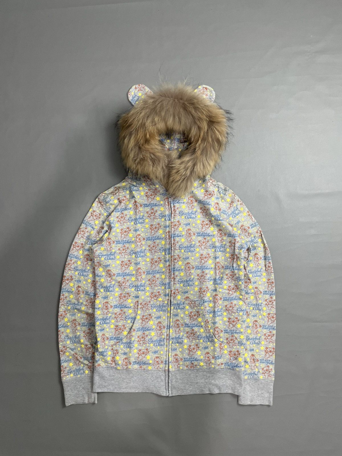 Hysteric Glamour Grateful Dead Zip Fur Hoodie Size M / US 6-8 / IT 42-44 - 1 Thumbnail