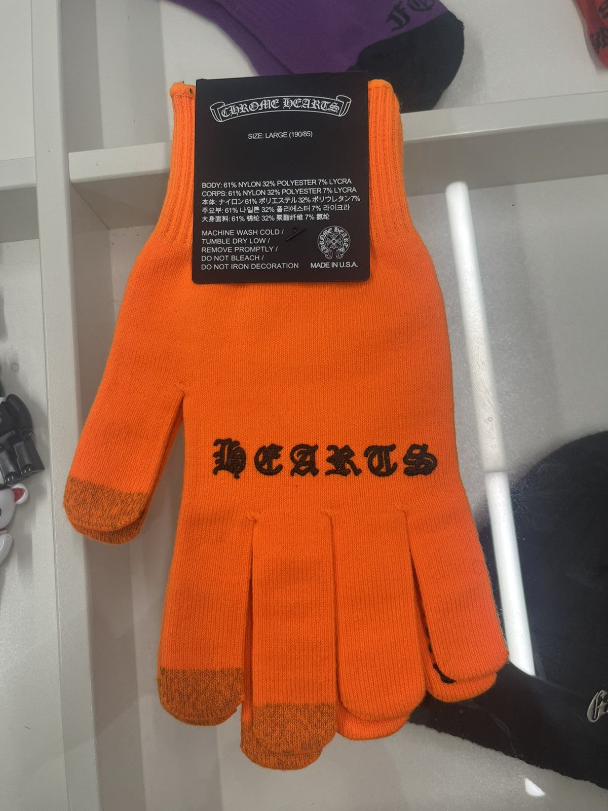 Chrome Hearts Chrome Hearts Work Gloves Size ONE SIZE - 2 Thumbnail