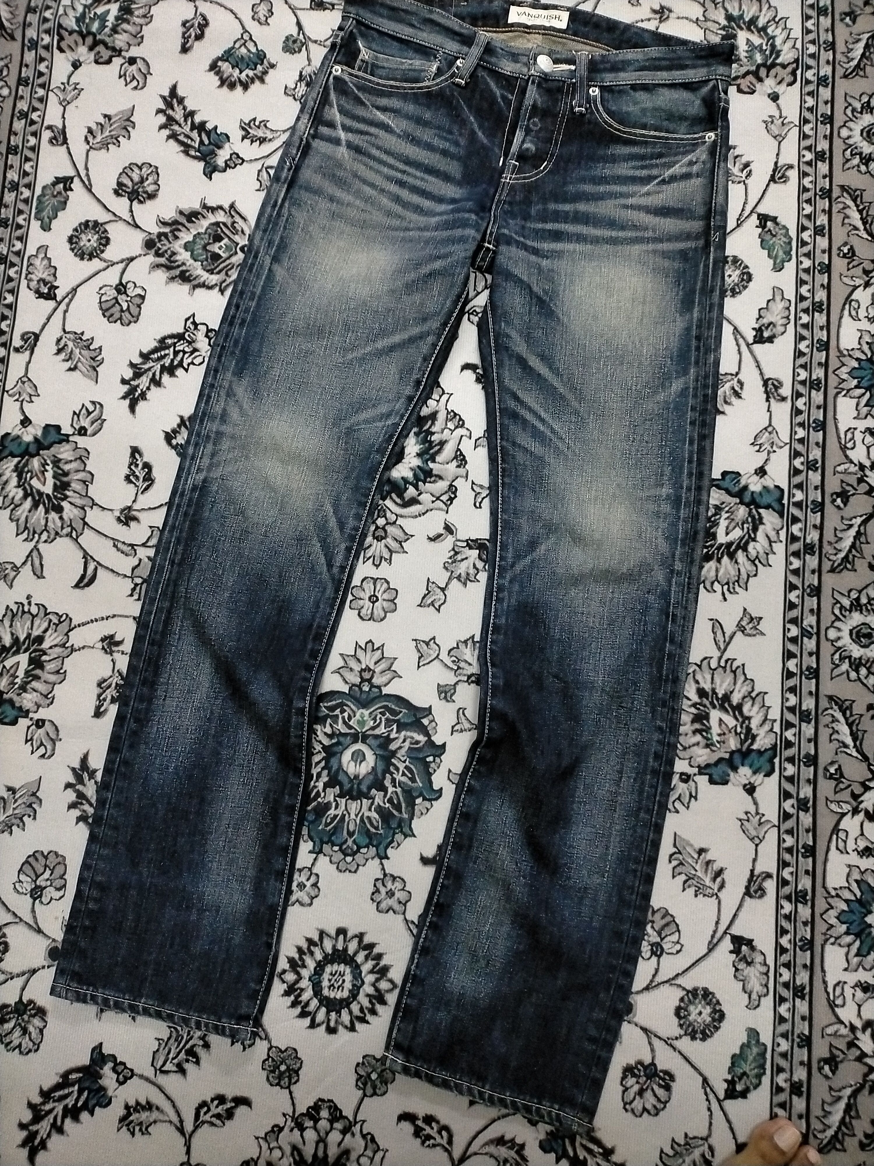 Japanese Brand 🔥 Vanquish Mudwash Jeans Size US 31 - 7 Thumbnail