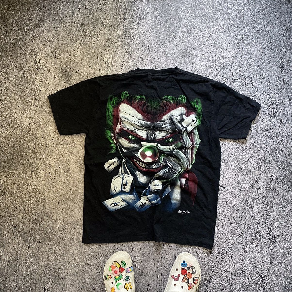 DC Comics × Vintage Vintage Joker Batman Big Logo Tshirt 3D Print Face Size US M / EU 48-50 / 2 - 10 Thumbnail