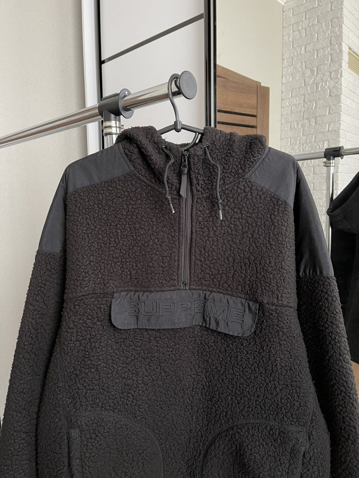 Supreme Supreme Polartec Fleece Hoodie Pullover Size US L / EU 52-54 / 3 - 5 Thumbnail