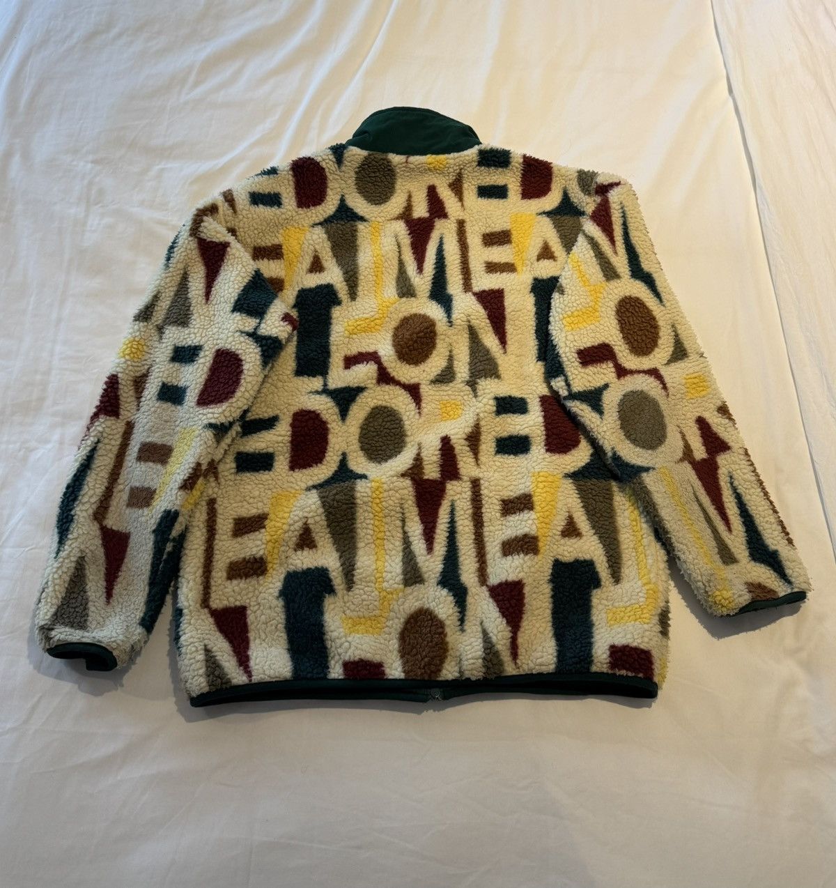Aime Leon Dore AIME LEON DORE SHERPA SPELLOUT ZIP UP JACKET Size US L / EU 52-54 / 3 - 2 Thumbnail