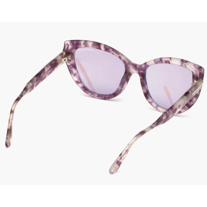 Tom Ford Tom Ford 55mm Cat Eye Sunglasses havana Violet Size ONE SIZE - 3 Thumbnail