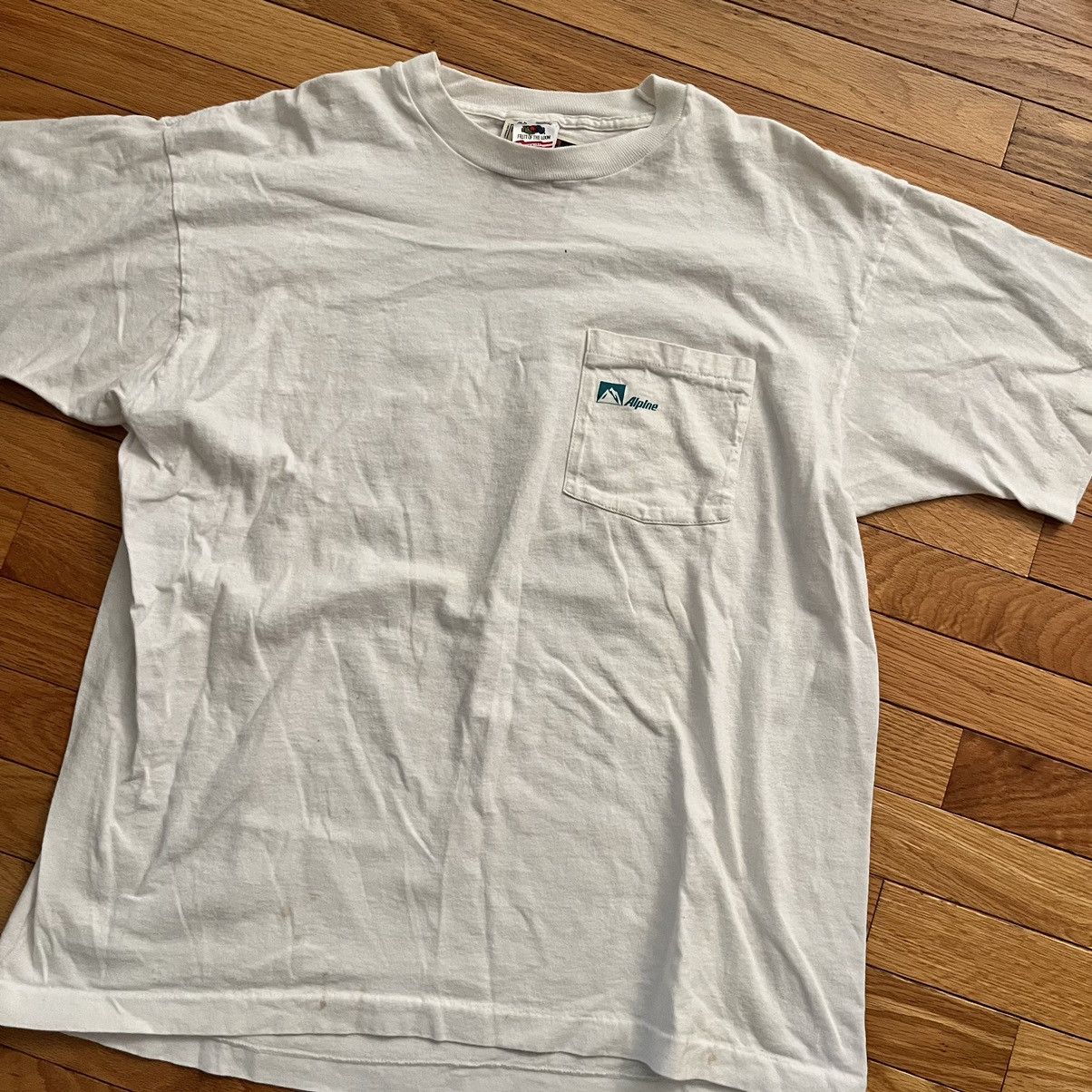 Band Tees × Vintage VTG Alpine Mountain Abstract Tee Size US XL / EU 56 / 4 - 1 Thumbnail