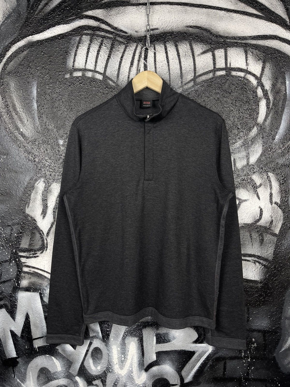 Hugo Boss Hugo Boss 1/4 Zip Sweat Men’s Size M Size US M / EU 48-50 / 2 - 2 Thumbnail