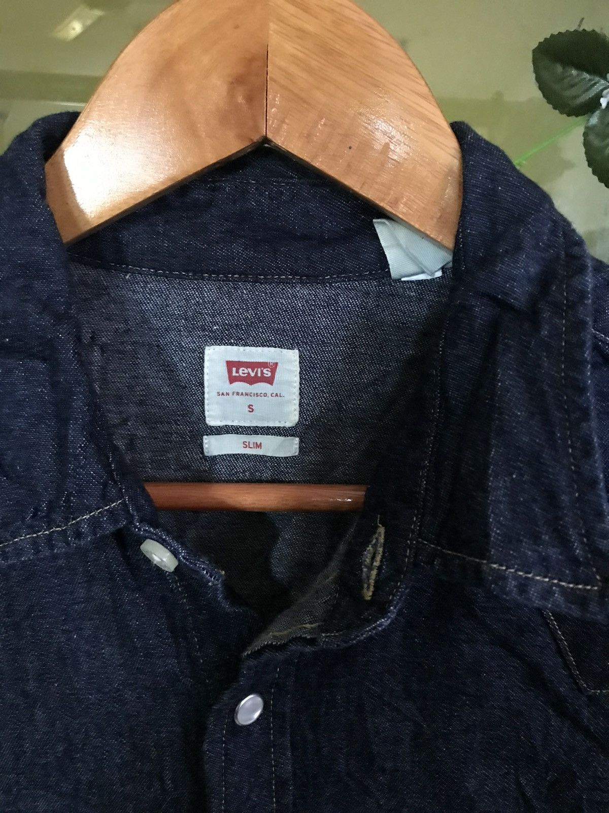 Levi's Levis Blue Denim Button Long Slevee Size US S / EU 44-46 / 1 - 3 Thumbnail