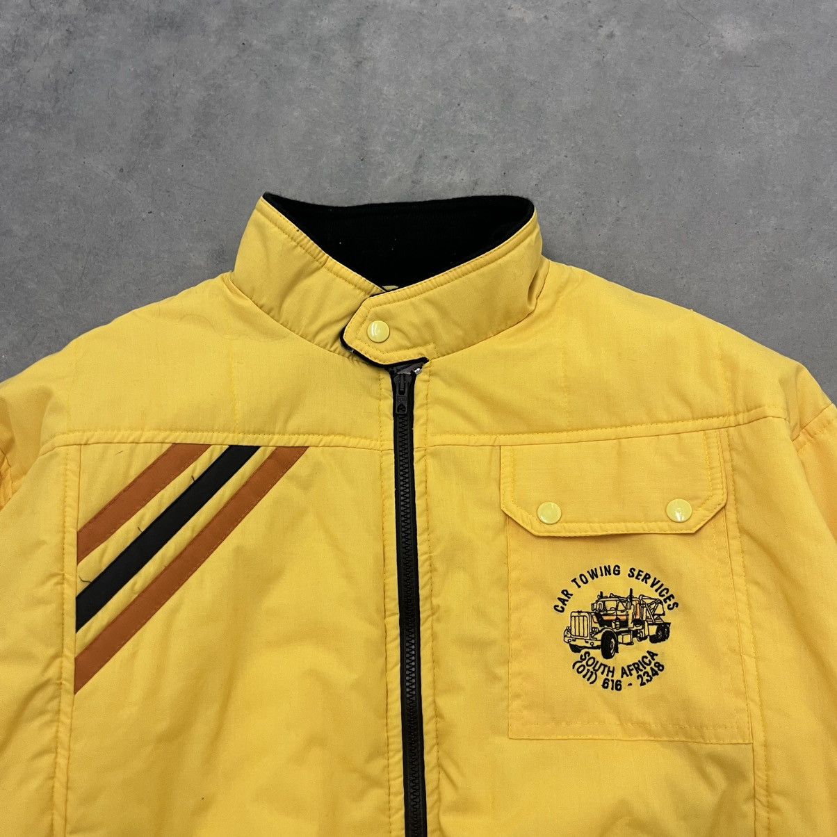 Japanese Brand × Vintage Vintage 80's South Africa 🇿🇦 Towing Company Puffer Jacket Size US L / EU 52-54 / 3 - 1 Thumbnail