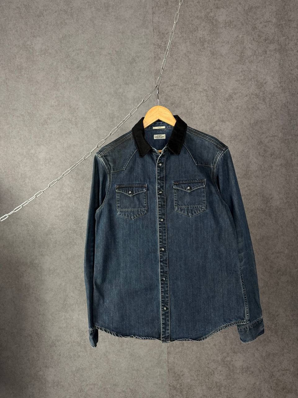 Allsaints Allsaints vintage designer denim shirt Size US M / EU 48-50 / 2 - 1 Thumbnail