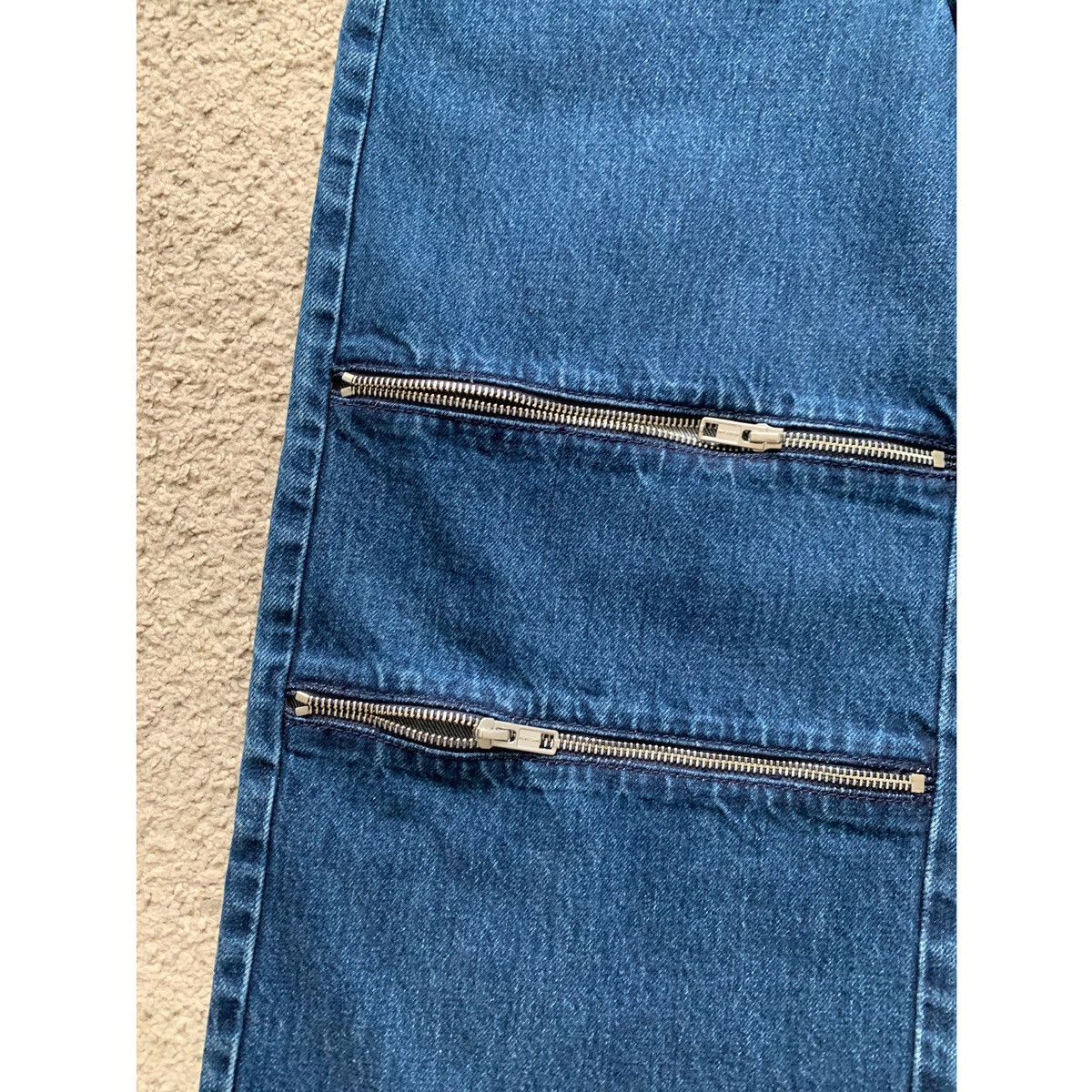 Helmut Lang HELMUT LANG ZIPPER WIDE JEANS Size US 28 / EU 44 - 4 Thumbnail