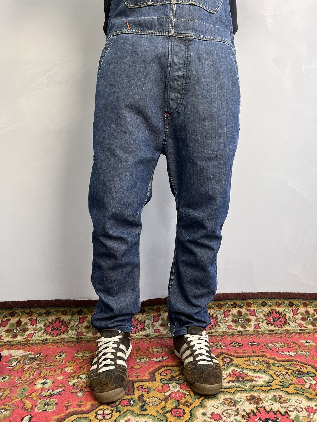 Diesel × Japanese Brand VINTAGE Y2K OVERALL DIESEL DISTRESSED HYPE Size US 32 / EU 48 - 19 Thumbnail