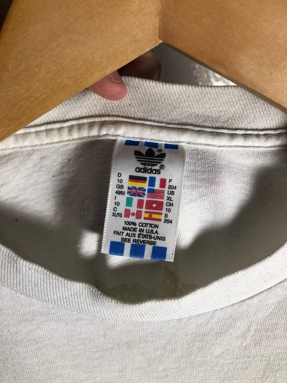 Adidas × Vintage VERY RARE ADIDAS ORIGINAL TENNIS DOUBLE PRINTED T-SHIRT 90s Size US XL / EU 56 / 4 - 4 Thumbnail