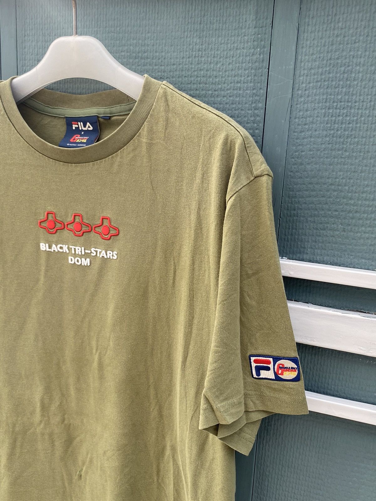 Fila Fila x gundam black tri stars dom tee Size US M / EU 48-50 / 2 - 2 Thumbnail