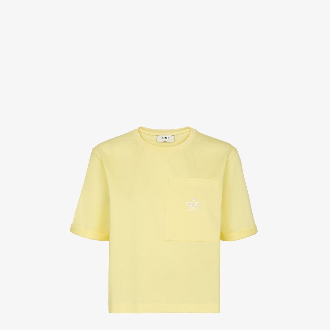 Fendi o1s1wg110925 T-Shirt in Yellow Size S / US 4 / IT 40 - 1 Thumbnail