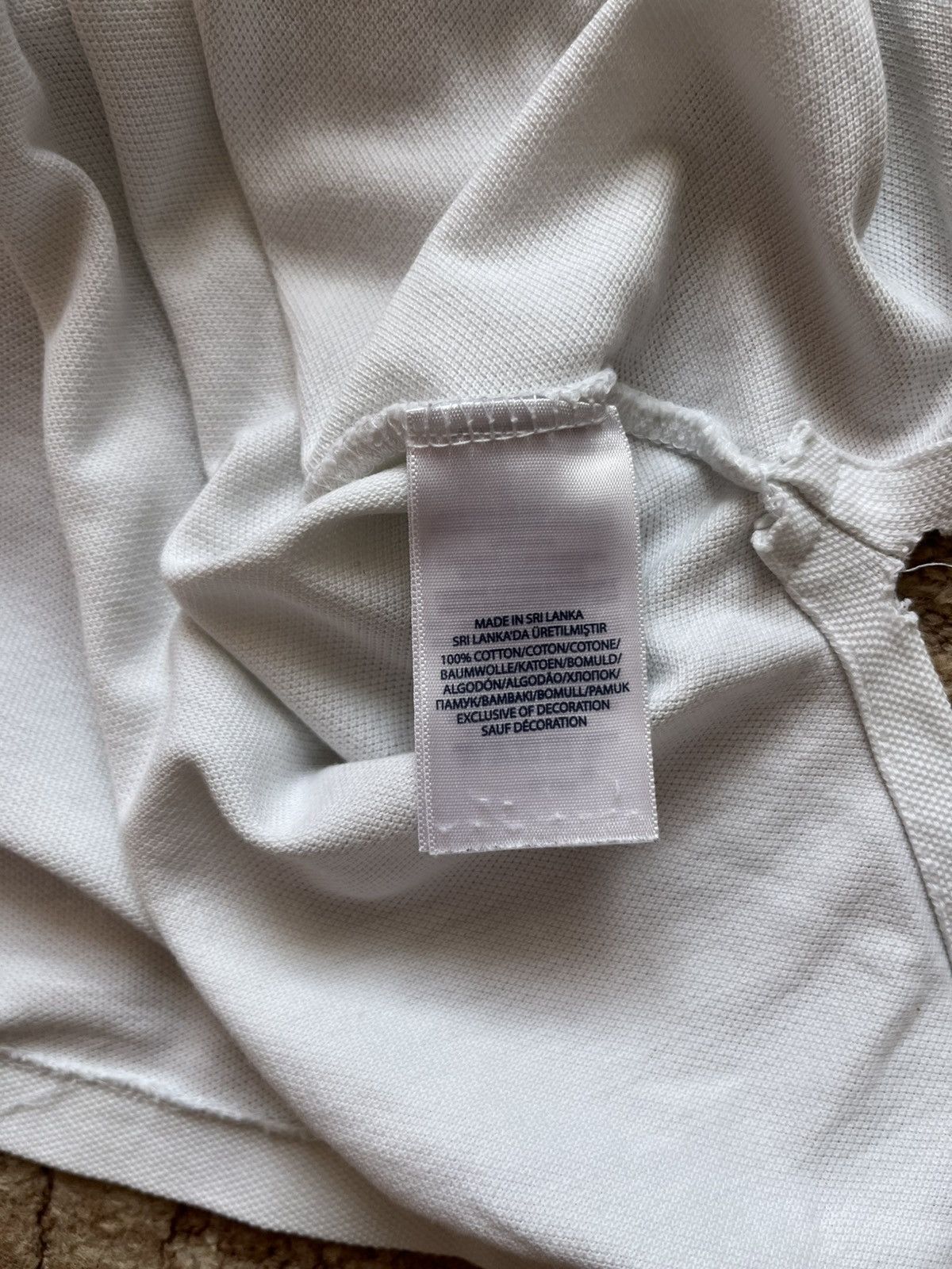 Polo Ralph Lauren Vintage Polo Ralph Lauren #5 Big Logo Chief Kief White Tee Size US L / EU 52-54 / 3 - 6 Thumbnail