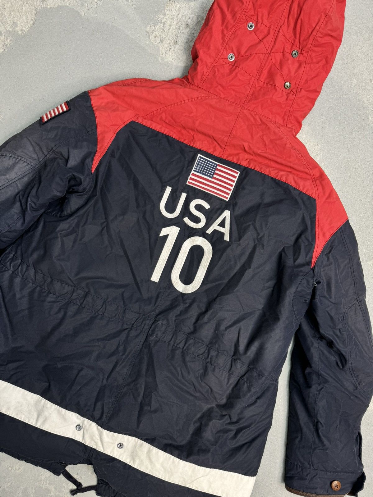 Polo Ralph Lauren Olympic Stadium Vancouver Down Puffer Parka 2010 USA Ski Size US S / EU 44-46 / 1 - 4 Thumbnail