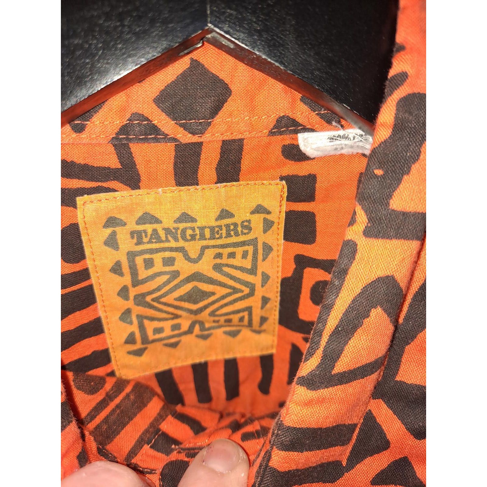 Other 80s Tangiers Orange and Black Geometric Shape 3 Button Short Size US S / EU 44-46 / 1 - 3 Thumbnail