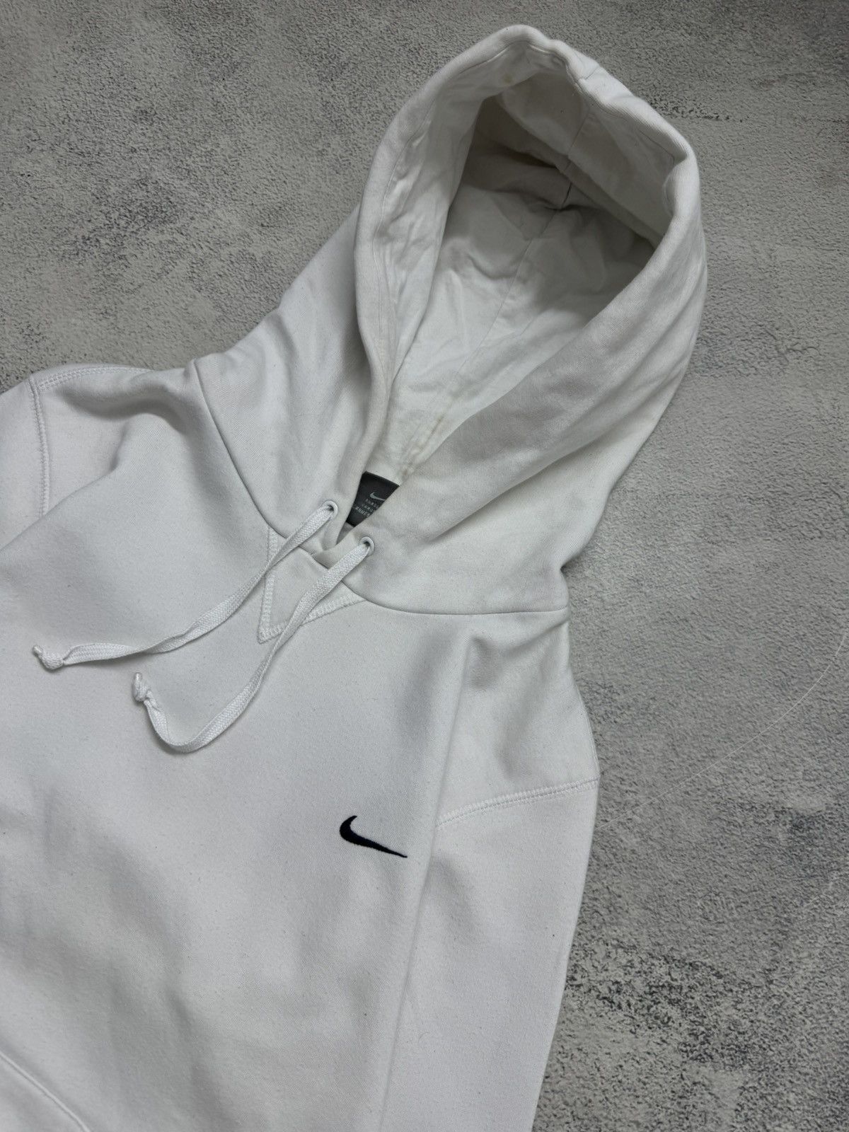 Nike Vintage Y2k Nike Mini Swoosh Blank Basic Hoodie 00’s Size US S / EU 44-46 / 1 - 8 Thumbnail
