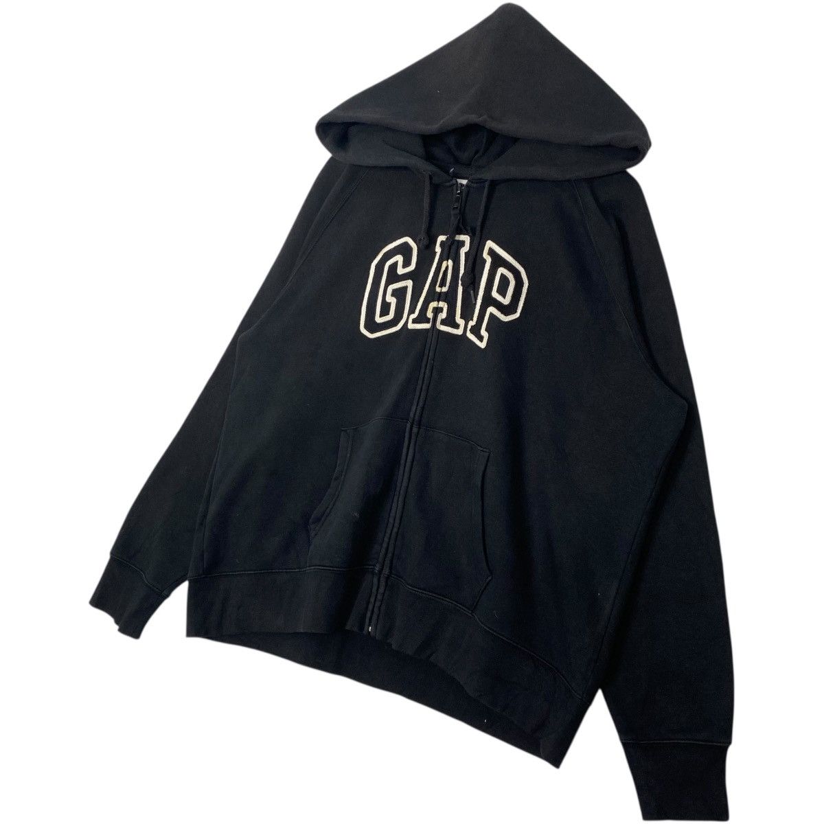 Vintage Vintage Gap Hoodie Big Logo Sweater Gap Pullover Jumper SzM Size US M / EU 48-50 / 2 - 2 Thumbnail