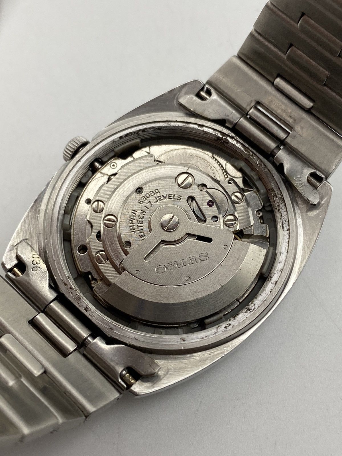 Seiko Seiko 5 Automatic 6308-8020 Navy Blue Dial Men’s Wristwatch Size 36 - 9 Thumbnail