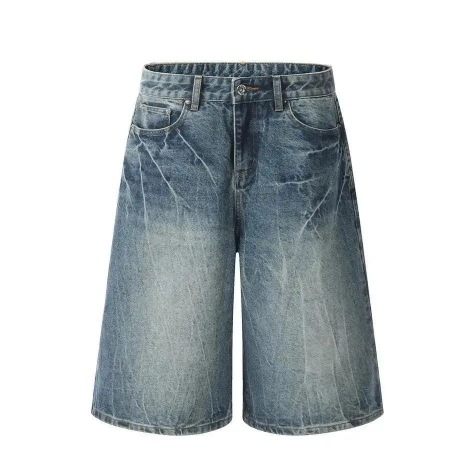 Japanese Brand Streetwear Distressed Loose y2k Jorts Shorts Size US 32 / EU 48 - 4 Thumbnail
