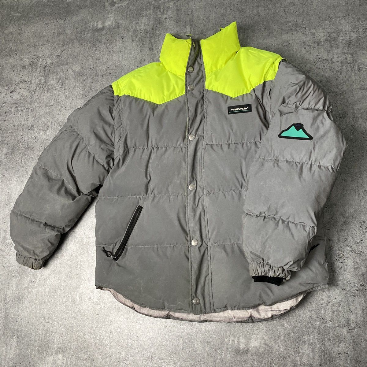 Rap Tees Grimey Puffy Vostok Reflective Grey Jacket L Size US L / EU 52-54 / 3 - 3 Thumbnail