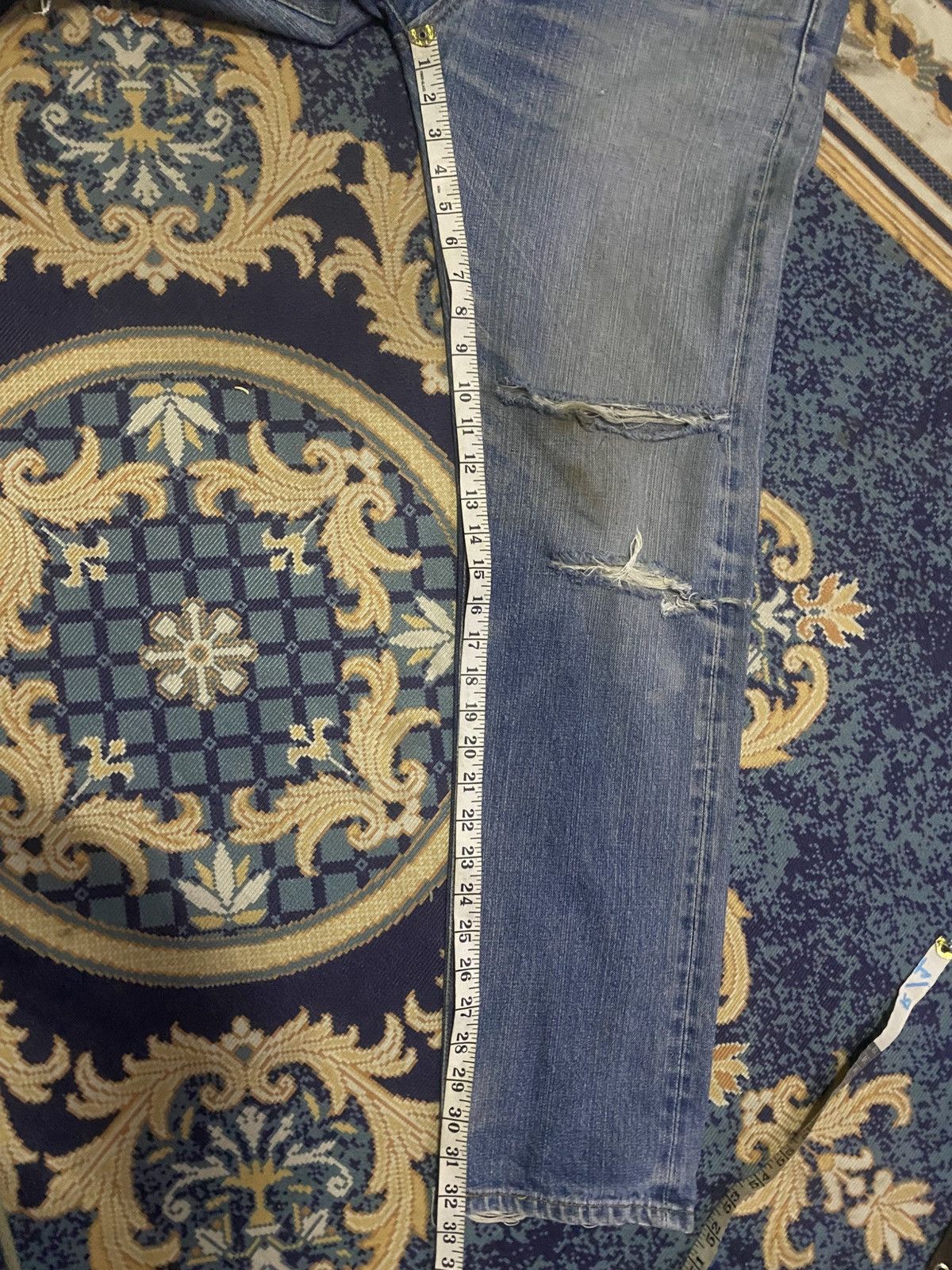 Replay VINTAGE REPLAY Rhinestone Logo Jeans Y2K Archival Lot MV909 Size US 32 / EU 48 - 15 Thumbnail
