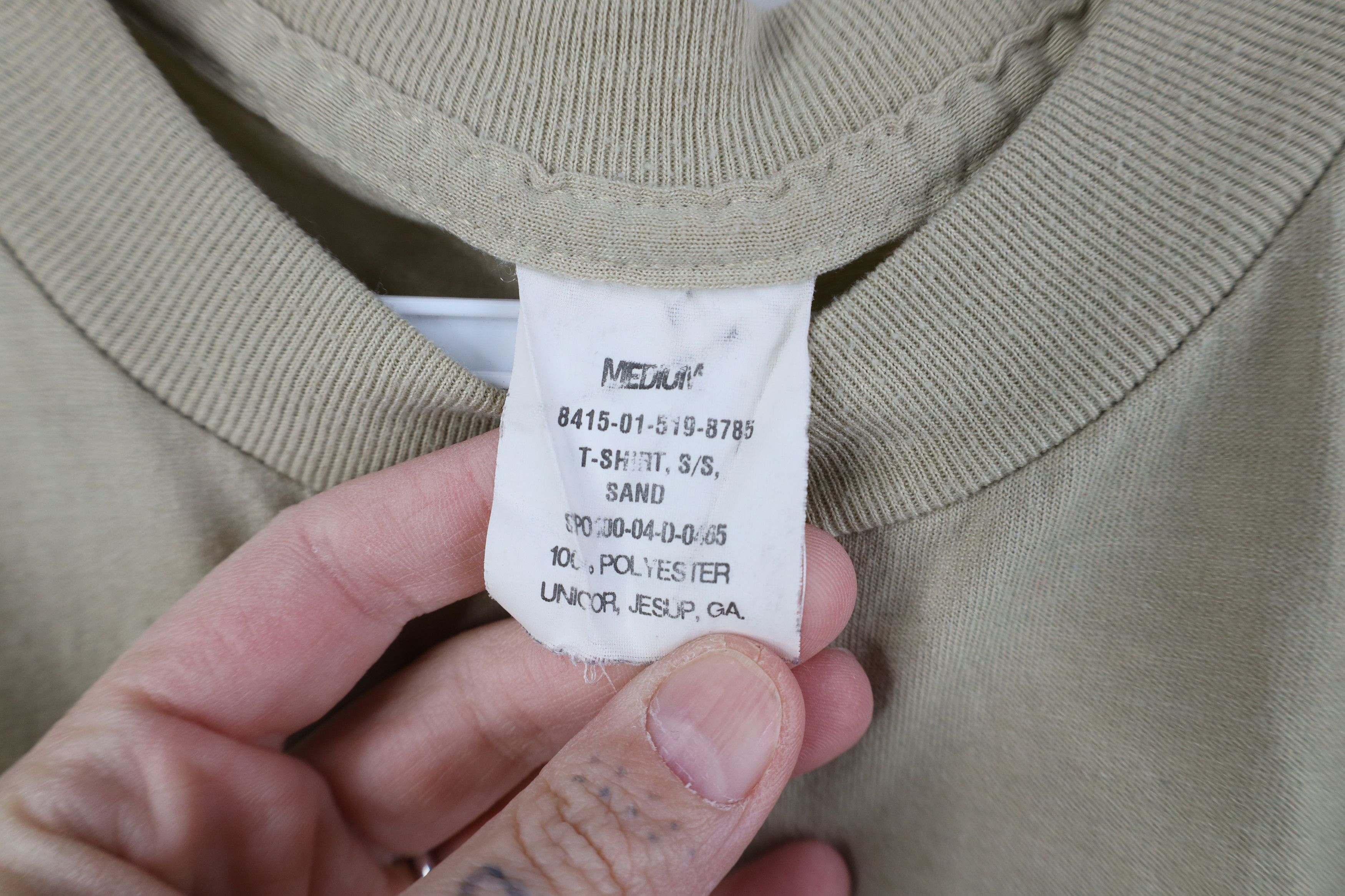 Vintage Vintage 90s Streetwear Short Sleeve T-Shirt Beige Tan USA Size US M / EU 48-50 / 2 - 4 Thumbnail