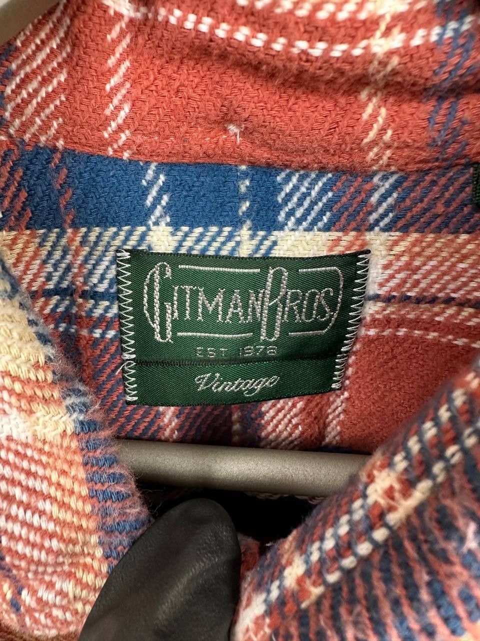 Gitman Bros. Vintage Gitman Bros Vintage California Triple Yarn Flannel Shirt USA Size US XL / EU 56 / 4 - 10 Thumbnail