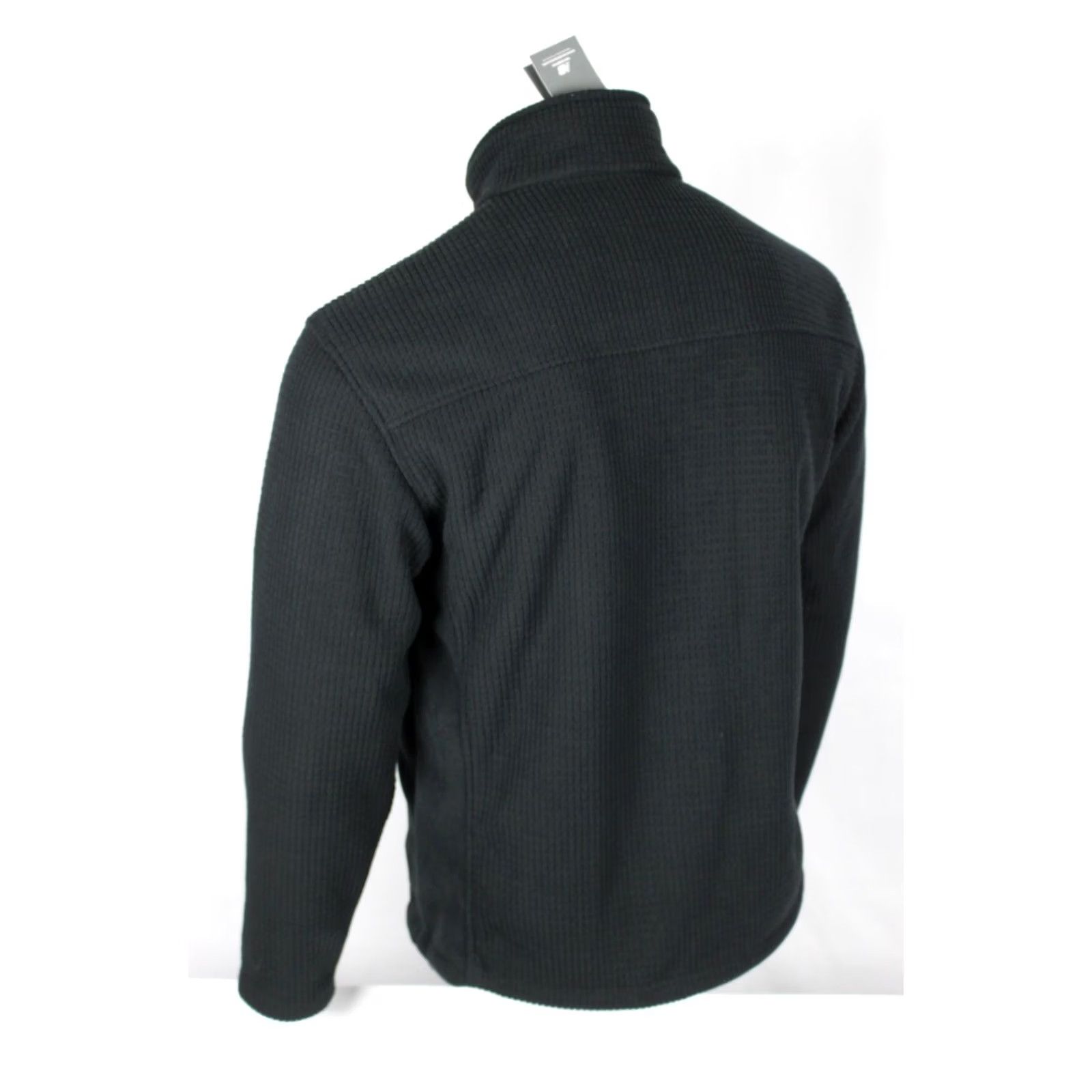New Balance New Balance Men's Textured Fleece Full Zip Jacket S Small Black Zip Pocket Size US S / EU 44-46 / 1 - 2 Thumbnail