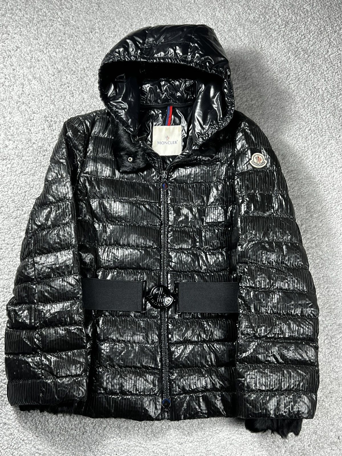 Moncler Moncler Morzine Black Belt Jacket Size M Size M / US 6-8 / IT 42-44 - 3 Thumbnail