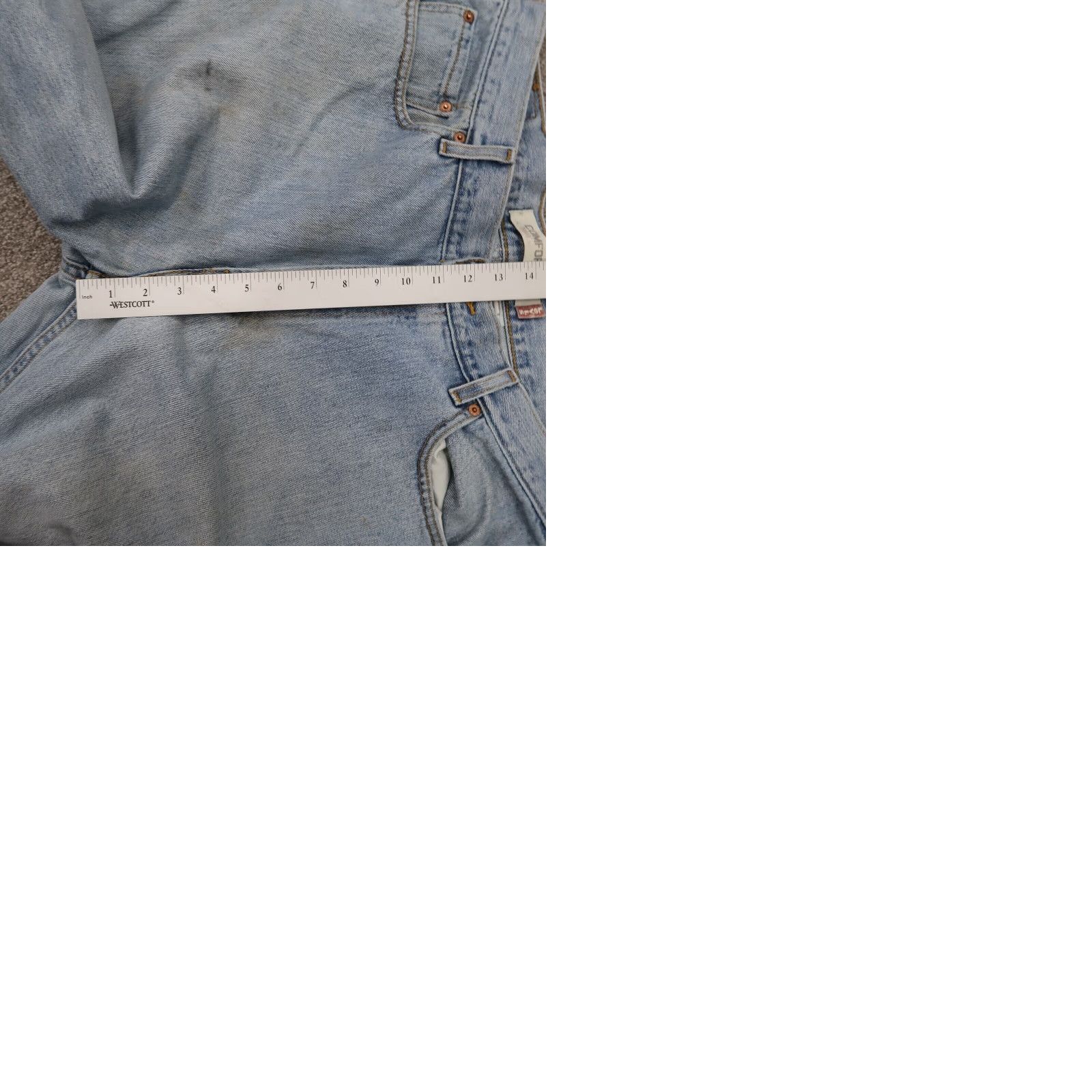 Levi's VINTAGE Levi's Jeans 560 Comfort Fit 36x34 Distressed Blue Denim 5-Pocket Baggy Mens Size US 36 / EU 52 - 9 Thumbnail