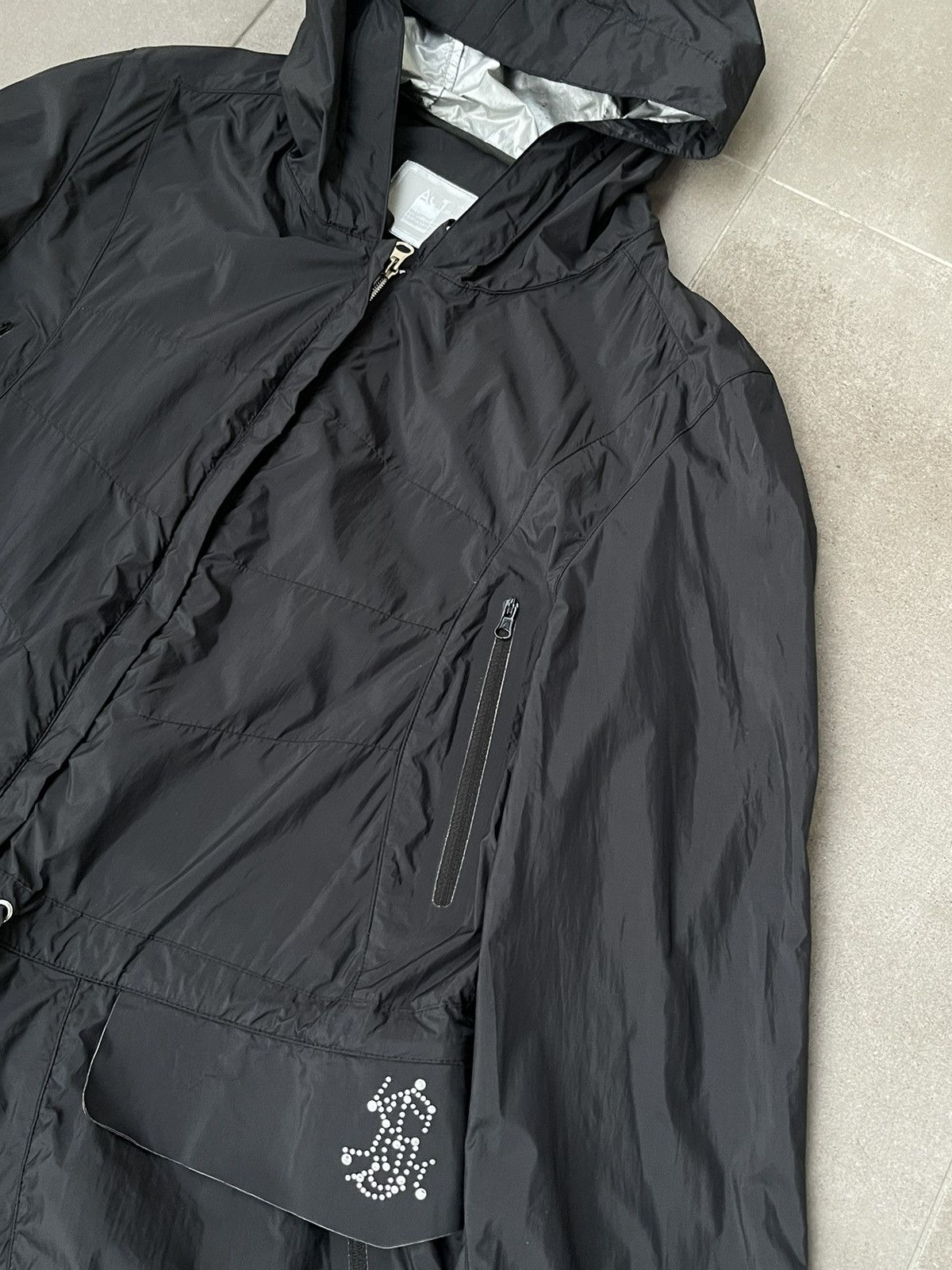 Marithe + Francois Girbaud Marithe Francois Girbaud Technicla Black Track Long Jacket Size XL / US 12-14 / IT 48-50 - 6 Thumbnail
