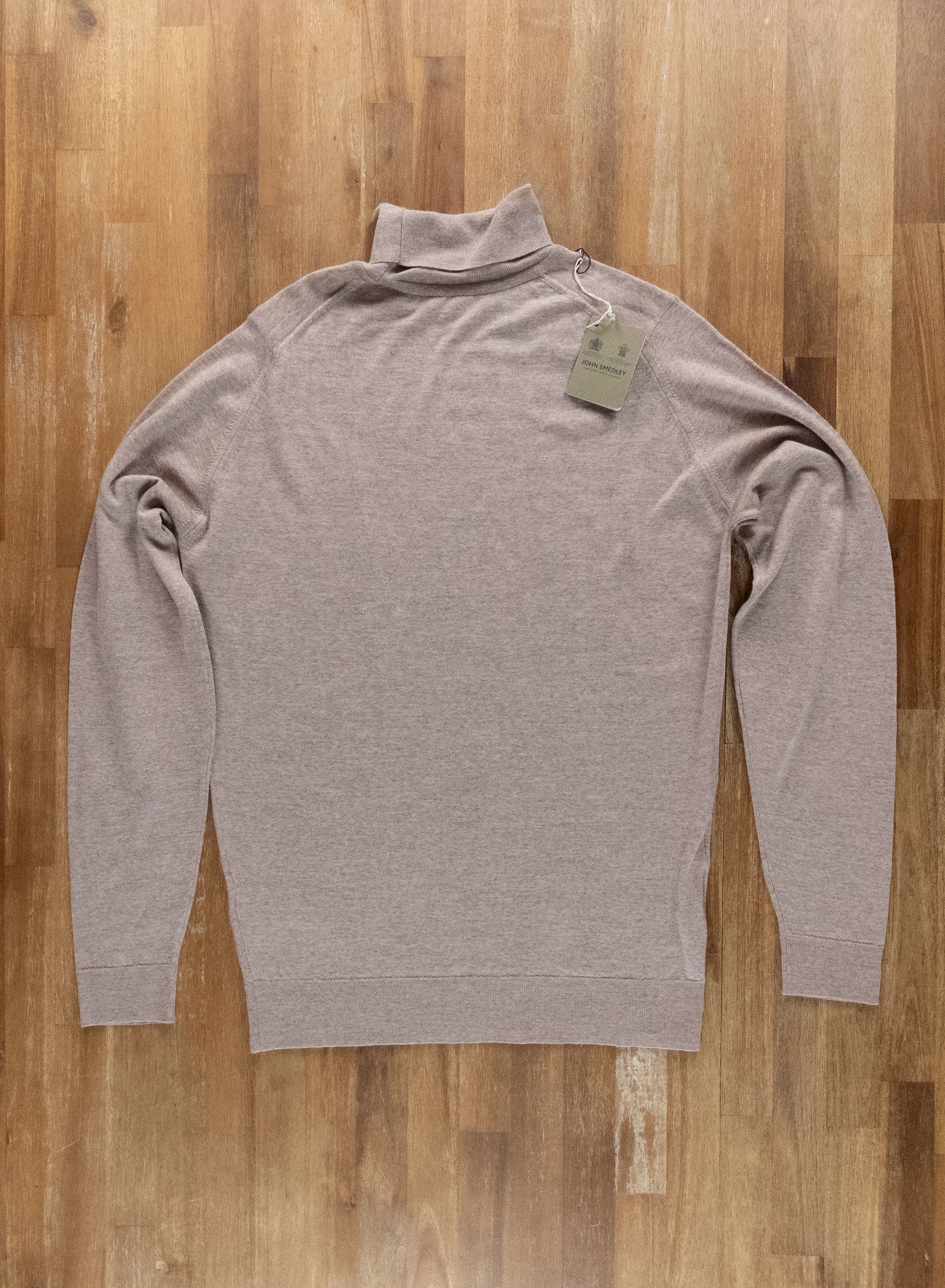 John Smedley JOHN SMEDLEY Cherwell beige wool turtleneck sweater Medium Size US M / EU 48-50 / 2 - 10 Thumbnail
