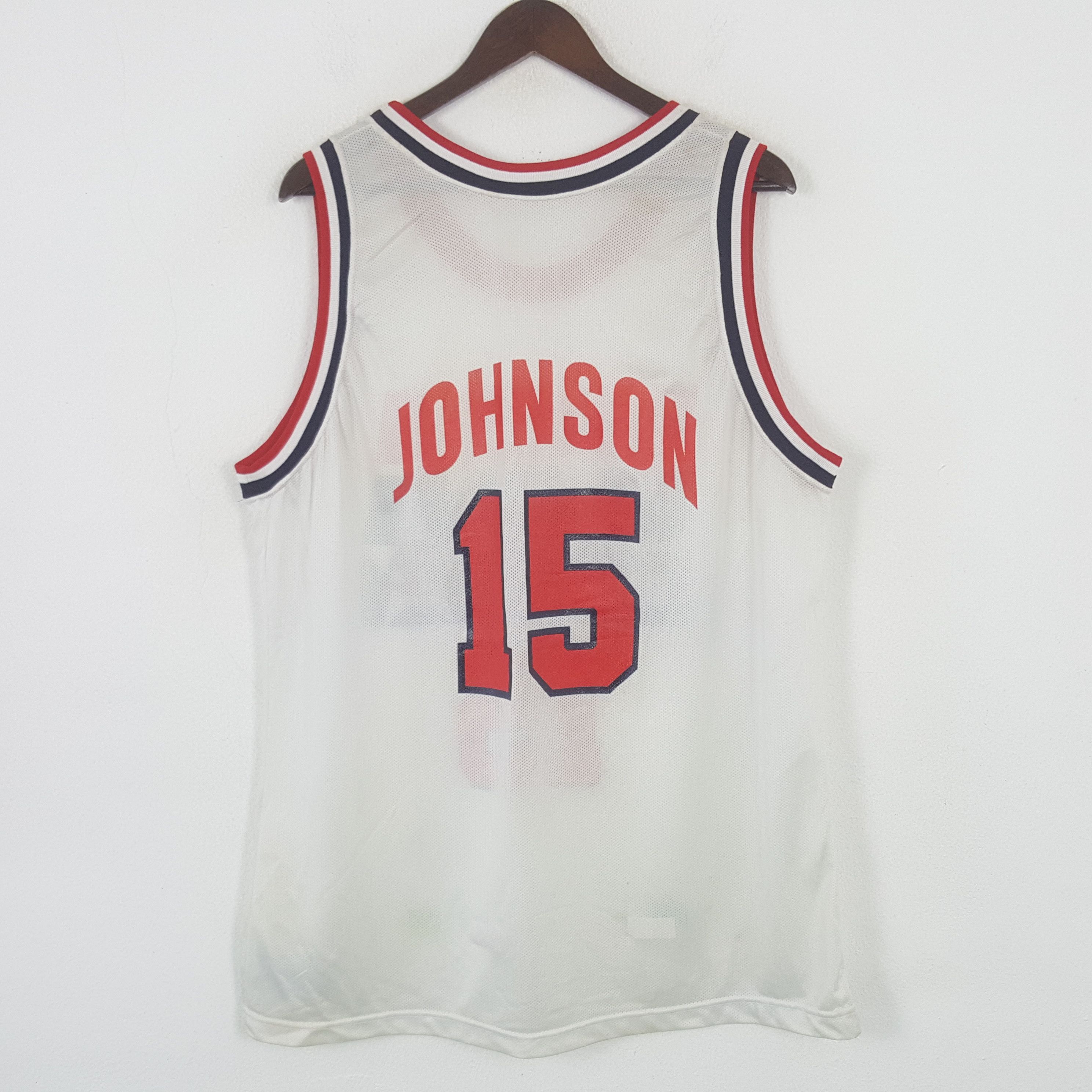 Sports Specialties Champion x USA Basketball Johnson 15 Tank Jersey Shirt Size US XL / EU 56 / 4 - 3 Thumbnail