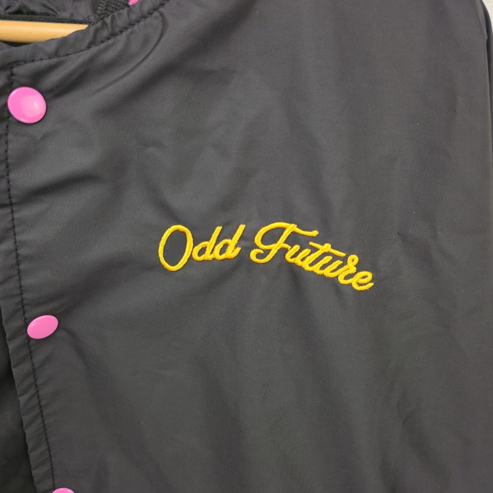 Odd Future OFWGKTA Varsity Bomber Jacket Mens Large Roses