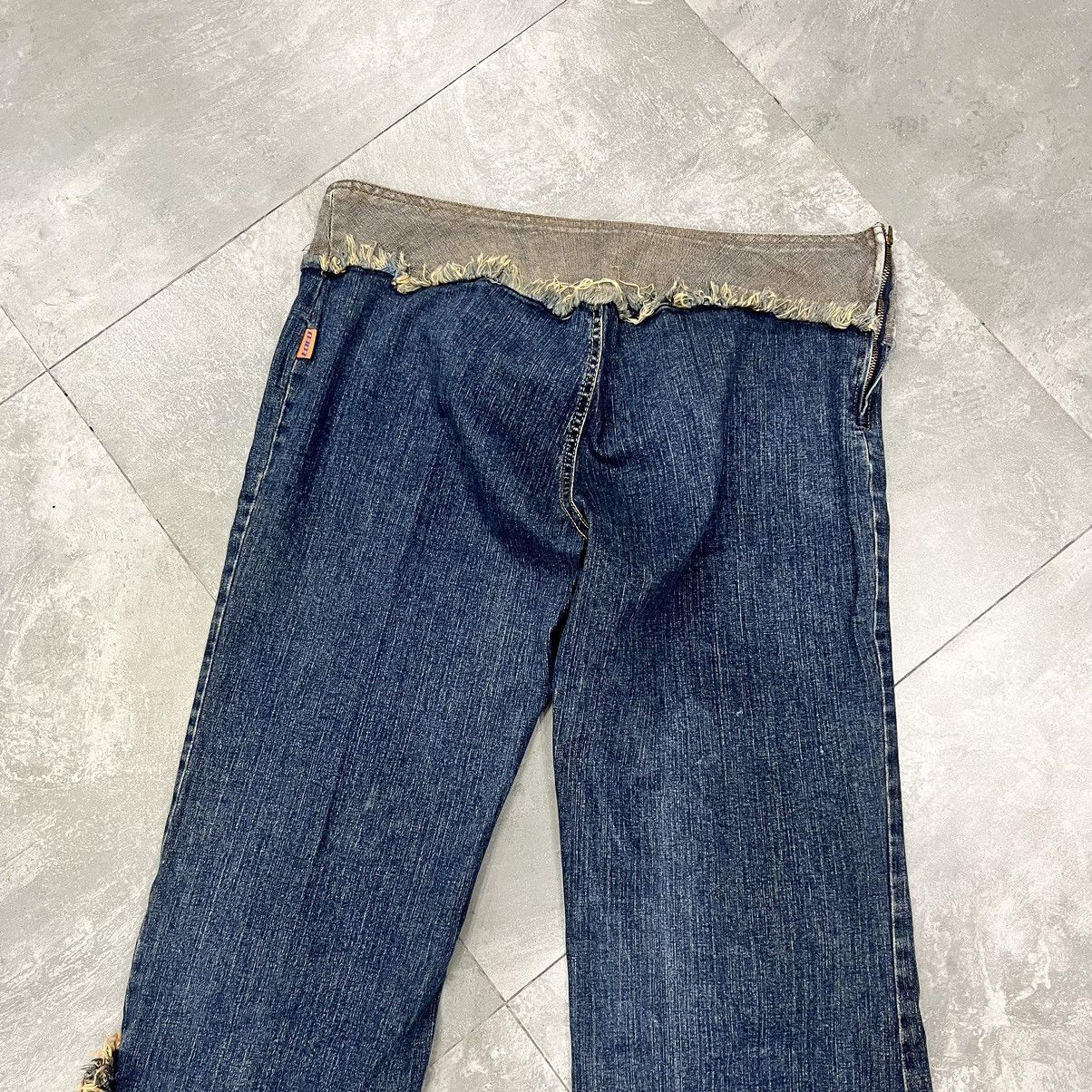 Japanese Brand Japanese Brand Laced Up Flared Pants Size US 35 - 4 Thumbnail