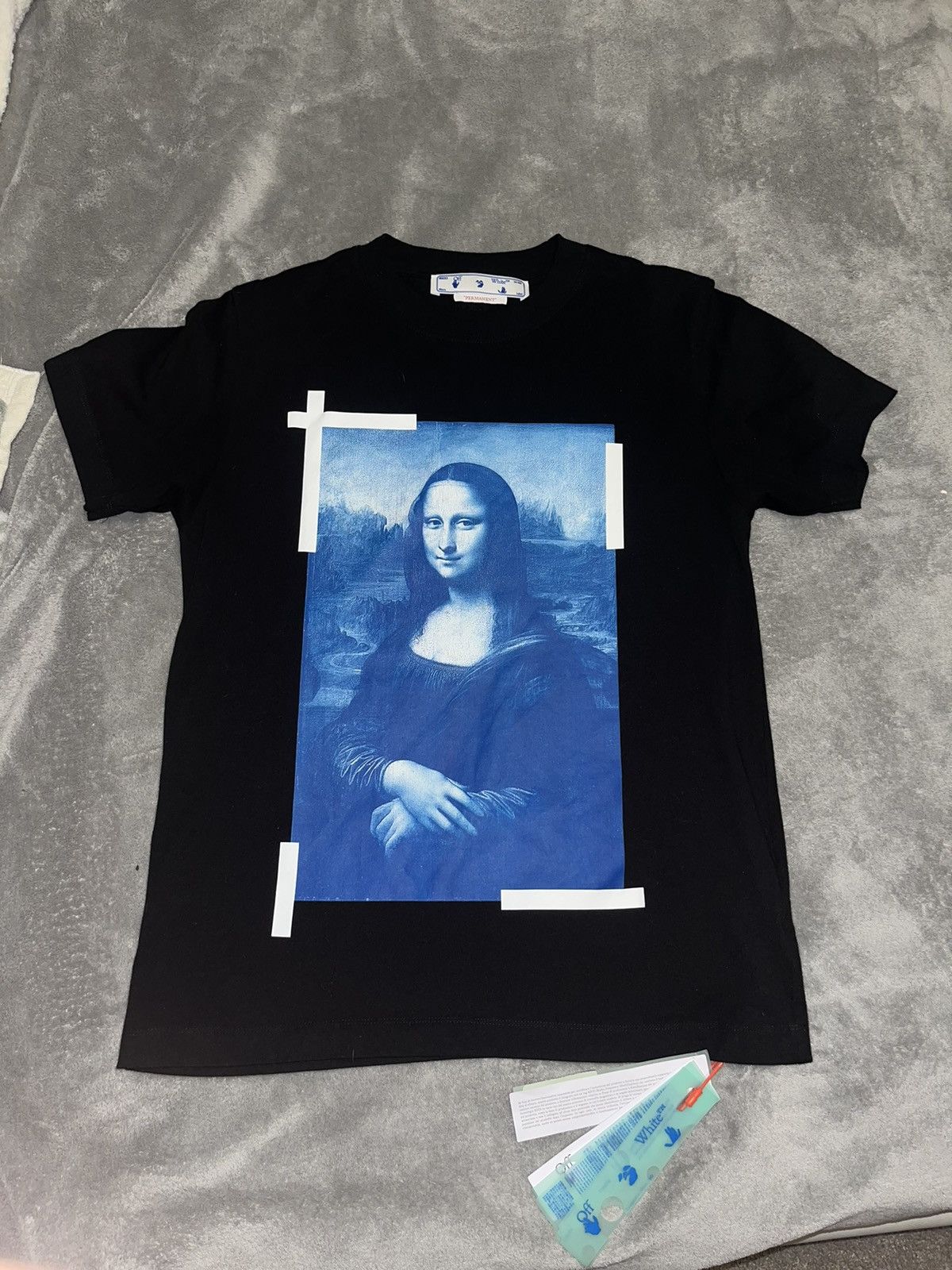 Image of Off White Tee in Black, Men's (Size Small)