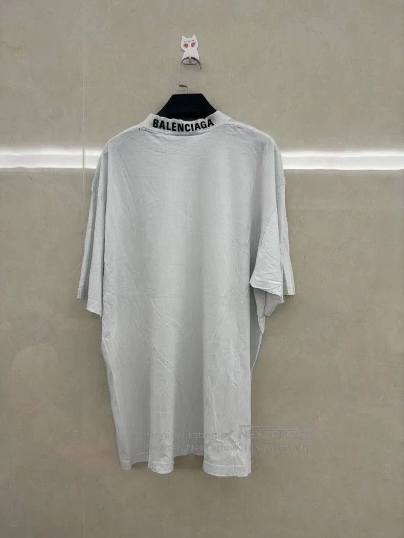 Balenciaga Balenciaga Embroidered Logo Hole Short Sleeve. Size US XS / EU 42 / 0 - 2 Thumbnail