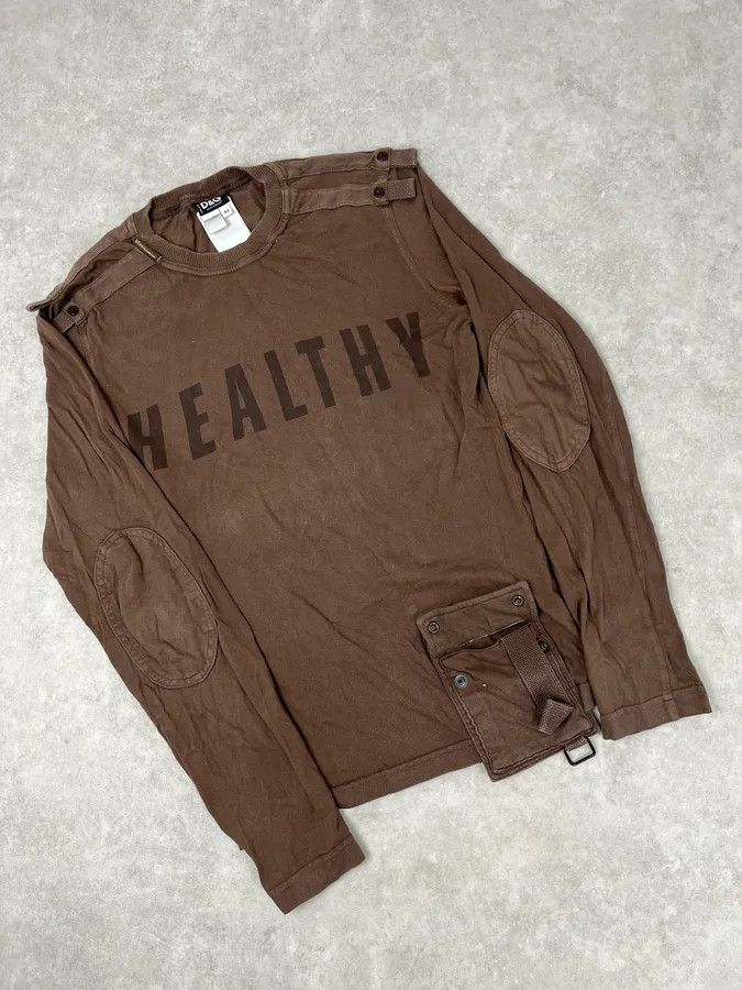 Dolce & Gabbana SS2003 Dolce & Gabbana Brown Combat Utility Longsleeve Size US S / EU 44-46 / 1 - 5 Thumbnail