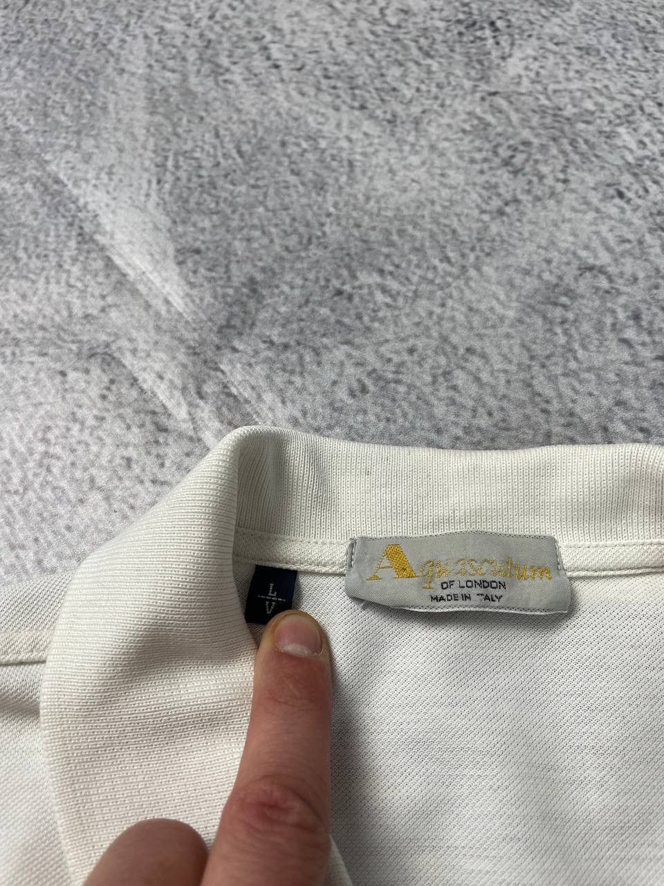 Aquascutum × Vintage Aquascutum vintage polo T-shirt Size US L / EU 52-54 / 3 - 7 Thumbnail