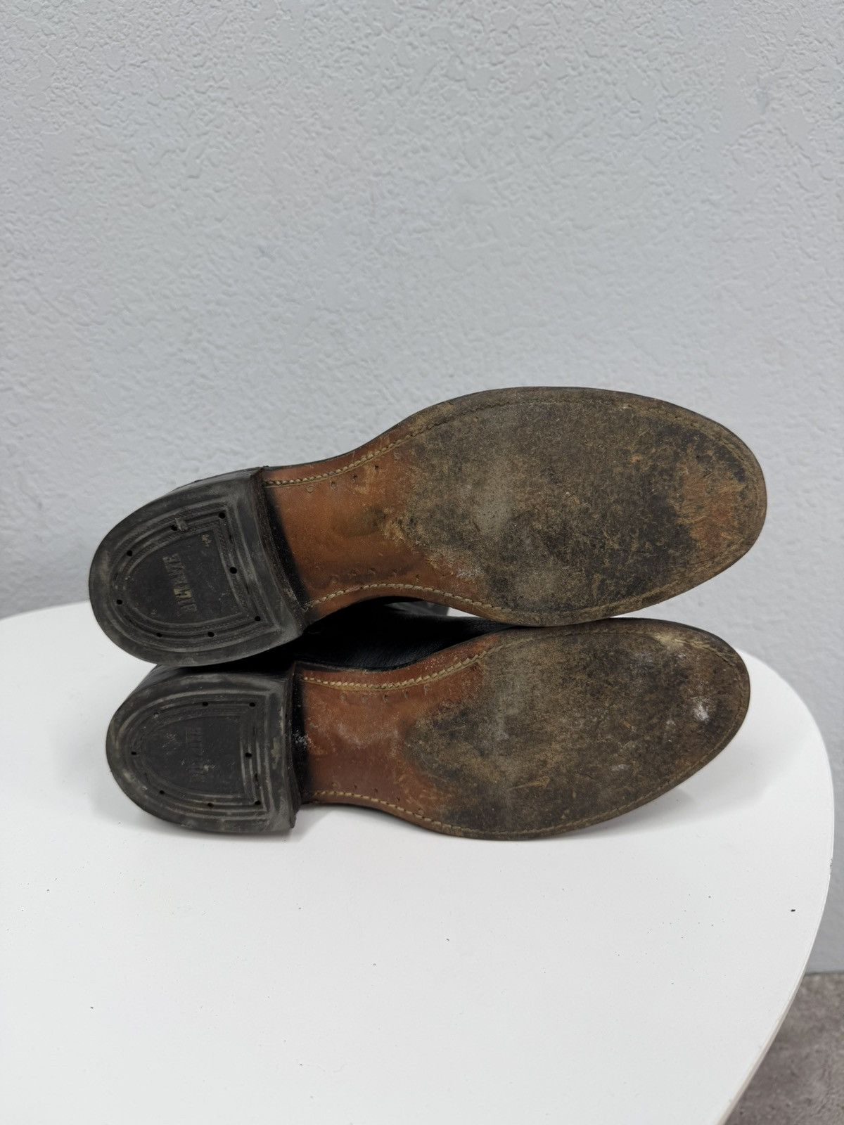 If Six Was Nine Vintage Y2K Black Leather Western Boots Guidi Cowboy Style Size US 8 / EU 41 - 10 Thumbnail