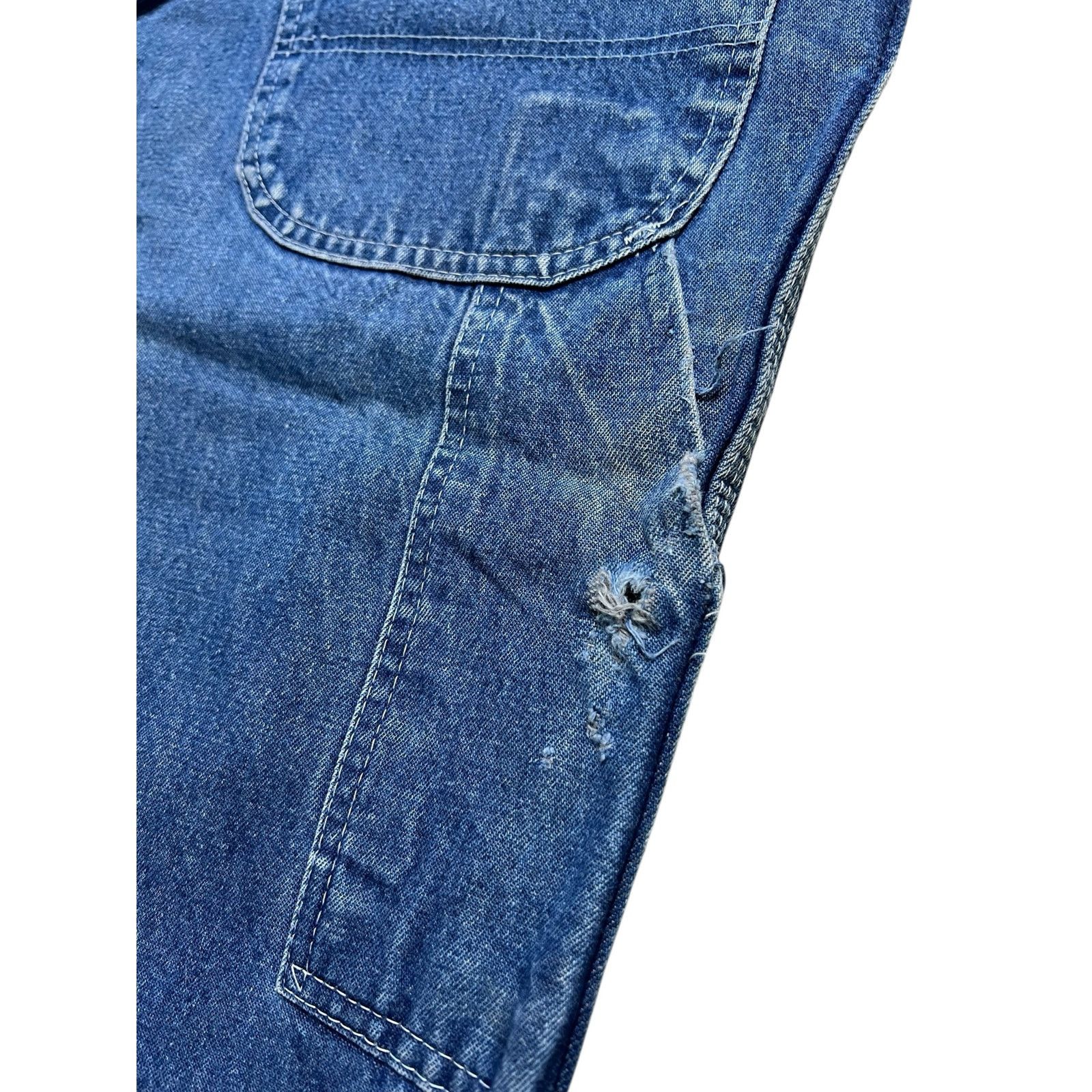 Dickies Vintage 80s Dickies Carpenter Workwear Jeans Distressed 40 Size US 40 / EU 56 - 8 Thumbnail
