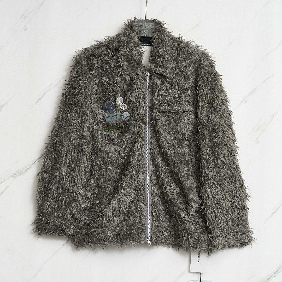 Song For The Mute Song for the Mute Rhinestone Badge Fleece Jacket Size US M / EU 48-50 / 2 - 1 Thumbnail