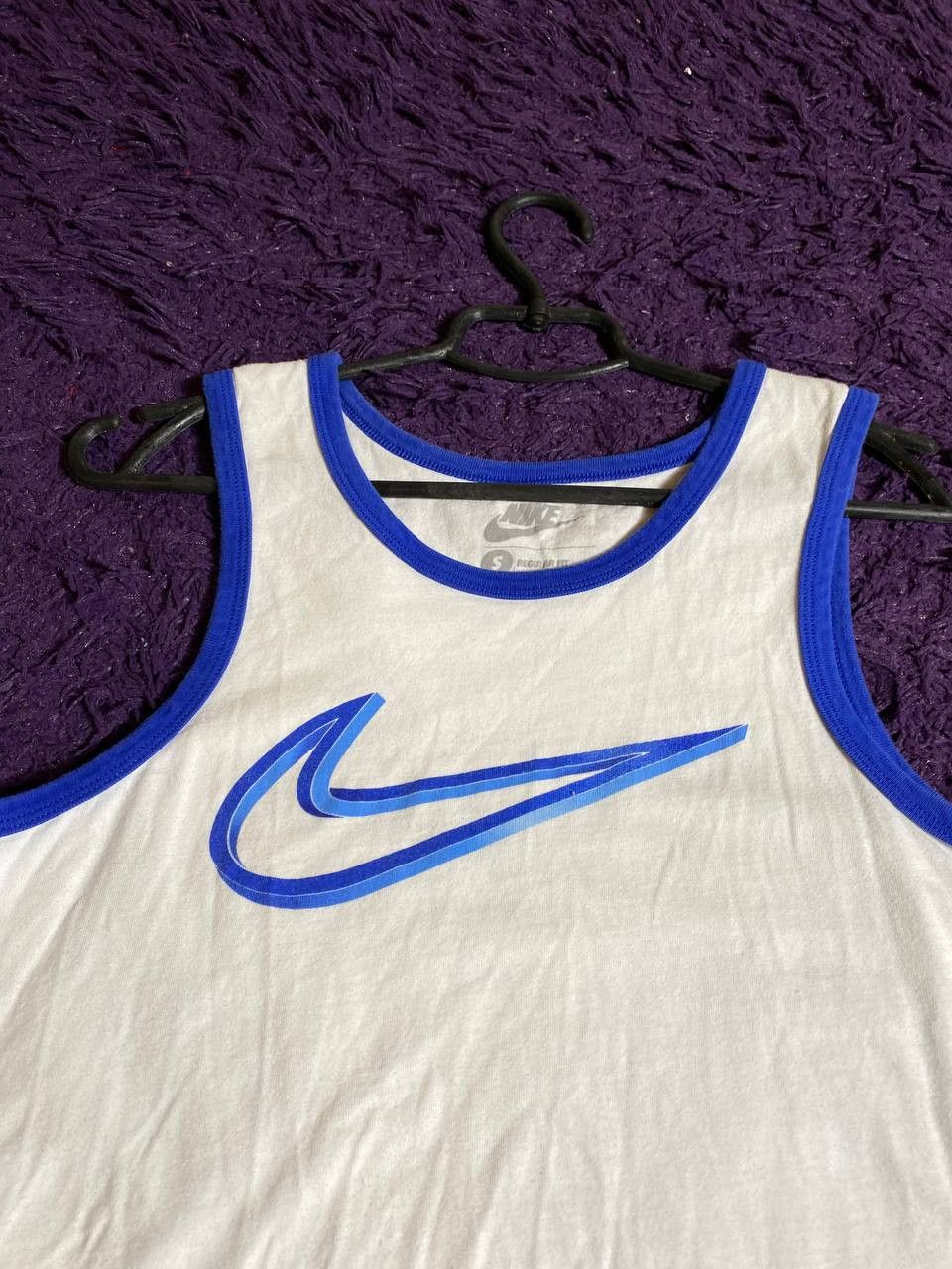 Nike × Vintage VTG Nike t shirt big swoosh check grapic logo faded size S Size US S / EU 44-46 / 1 - 4 Thumbnail