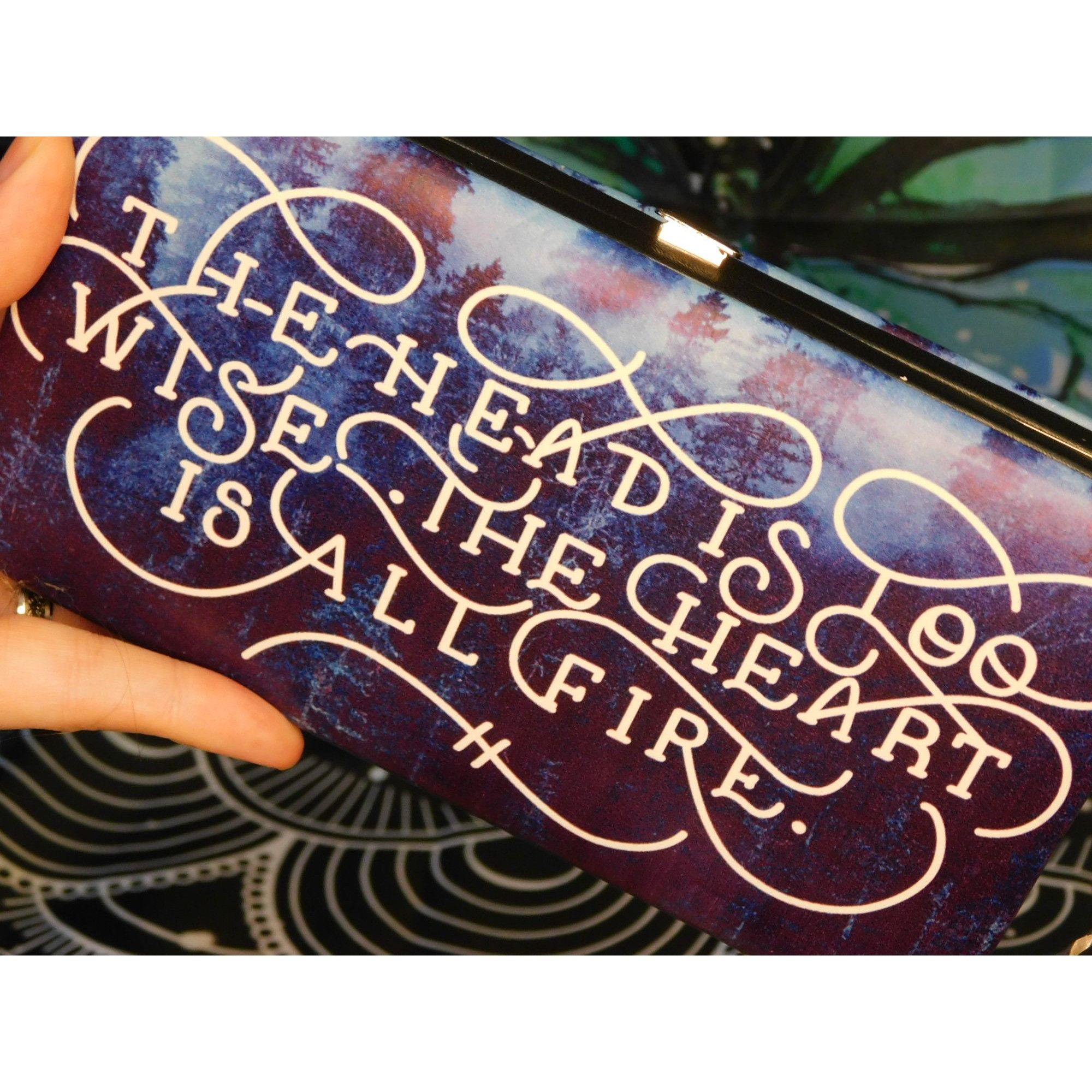 Other Owl Crate Exclusive Hinge Wallet The Raven King Quote Size ONE SIZE - 4 Thumbnail